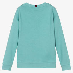 Tommy Hilfiger-Голубой хлопковый свитшот | Childrensalon Outlet
