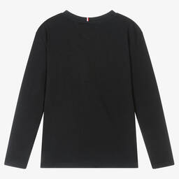 Tommy Hilfiger-Синий хлопковый топ для мальчиков-подростков | Childrensalon Outlet