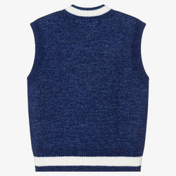 Tommy Hilfiger-Синяя спортивная трикотажная майка | Childrensalon Outlet