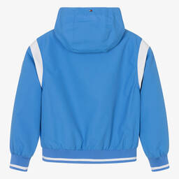 Tommy Hilfiger-Teen Boys Blue Monotype Bomber Jacket | Childrensalon Outlet
