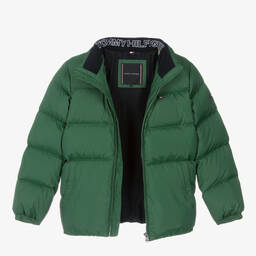 Tommy Hilfiger-Зеленый пуховик для подростков | Childrensalon Outlet