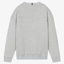 Tommy Hilfiger-Серый хлопковый свитшот | Childrensalon Outlet