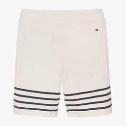 Tommy Hilfiger-Кремовые шорты в синюю полоску | Childrensalon Outlet
