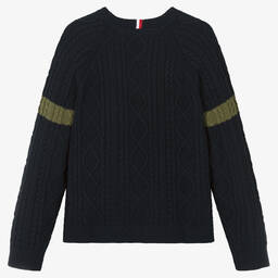 Tommy Hilfiger-Синий свитер для мальчиков | Childrensalon Outlet