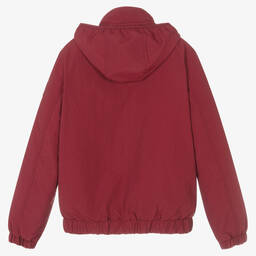 Tommy Hilfiger-Teen Boys Red Padded Jacket | Childrensalon Outlet