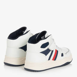 Tommy Hilfiger-Высокие белые кроссовки из искусственной кожи | Childrensalon Outlet