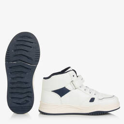 Tommy Hilfiger-Высокие белые кроссовки из искусственной кожи | Childrensalon Outlet