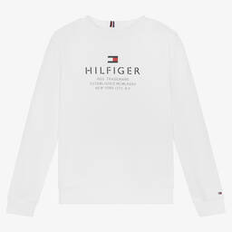 Tommy Hilfiger-Белый свитшот для подростков | Childrensalon Outlet