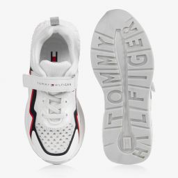 Tommy Hilfiger-Белые кроссовки для мальчиков-подростков | Childrensalon Outlet