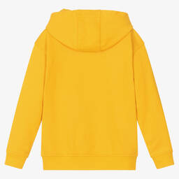 Tommy Hilfiger-Teen Boys Yellow Varsity Logo Hoodie | Childrensalon Outlet