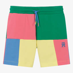 Tommy Hilfiger-Teen Colourblock Cotton Shorts | Childrensalon Outlet