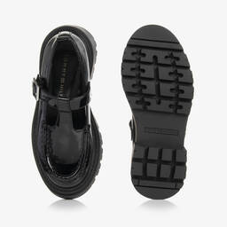 Tommy Hilfiger-Teen Girls Black Platform Loafers | Childrensalon Outlet