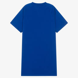 Tommy Hilfiger-Teen Girls Blue Cotton Jersey Dress | Childrensalon Outlet