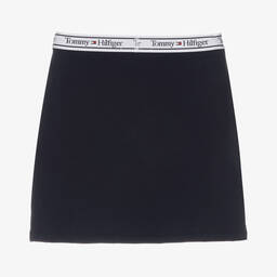 Tommy Hilfiger-Синяя хлопковая юбка для девочек | Childrensalon Outlet
