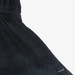 Tommy Hilfiger-Teen Girls Blue Cotton Velour Dress | Childrensalon Outlet