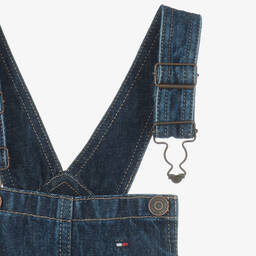 Tommy Hilfiger-Teen Girls Blue Denim Dungaree Dress | Childrensalon Outlet