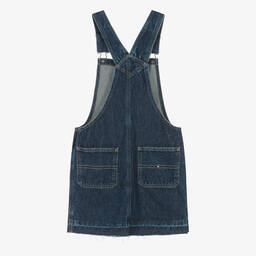 Tommy Hilfiger-Teen Girls Blue Denim Dungaree Dress | Childrensalon Outlet