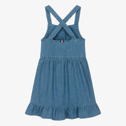 Tommy Hilfiger-Teen Girls Blue Denim Pinafore Dress | Childrensalon Outlet