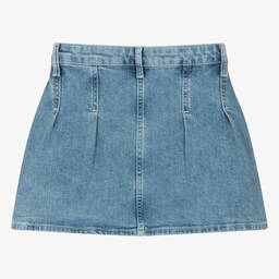 Tommy Hilfiger-Teen Girls Blue Denim Skirt | Childrensalon Outlet