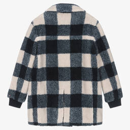 Tommy Hilfiger-Пальто в кремово-голубую клетку | Childrensalon Outlet