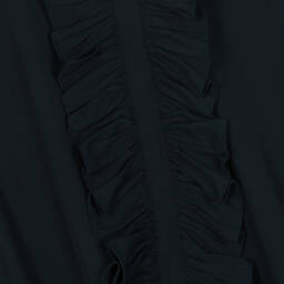 Tommy Hilfiger-Teen Girls Blue Viscose Ruffle Dress | Childrensalon Outlet