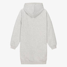 Tommy Hilfiger-Teen Girls Grey Cotton Hoodie Dress | Childrensalon Outlet