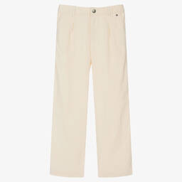Tommy Hilfiger-Teen Girls Ivory Corduroy Jeans | Childrensalon Outlet