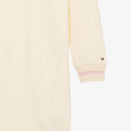 Tommy Hilfiger-Кремовое платье-свитшот из джерси | Childrensalon Outlet