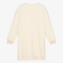 Tommy Hilfiger-Кремовое платье-свитшот из джерси | Childrensalon Outlet