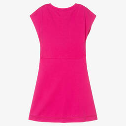 Tommy Hilfiger-فستان تينز بناتي ميلانو جيرسي لون زهري | Childrensalon Outlet