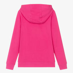 Tommy Hilfiger-Teen Girls Pink Cotton Jersey Hoodie | Childrensalon Outlet