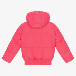 Tommy Hilfiger-Teen Girls Pink Puffer Jacket | Childrensalon Outlet