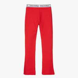 Tommy Hilfiger-ليغنغز تينز بناتي قطن جيرسي لون أحمر | Childrensalon Outlet