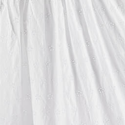Tommy Hilfiger-Teen Girls White Broderie Anglaise Dress | Childrensalon Outlet