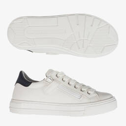 Tommy Hilfiger-Teen Girls White Logo Trainers | Childrensalon Outlet
