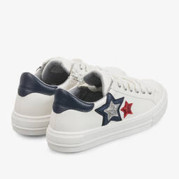 Tommy Hilfiger-Teen Girls White Logo Trainers | Childrensalon Outlet