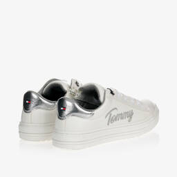 Tommy Hilfiger-Teen Girls White Trainers | Childrensalon Outlet