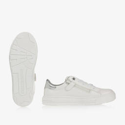 Tommy Hilfiger-Teen Girls White Trainers | Childrensalon Outlet