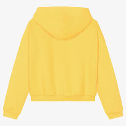 Tommy Hilfiger-Желтая хлопковая худи | Childrensalon Outlet