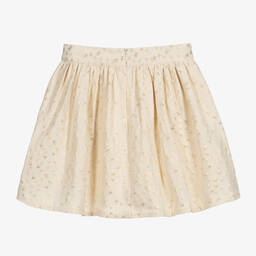 Tommy Hilfiger-Teen Ivory & Gold Skirt | Childrensalon Outlet
