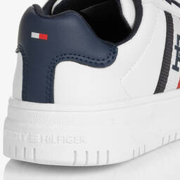 Tommy Hilfiger-Белые кроссовки TM из искусственной кожи для подростков | Childrensalon Outlet