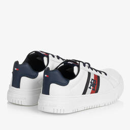 Tommy Hilfiger-Белые кроссовки TM из искусственной кожи для подростков | Childrensalon Outlet