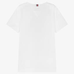 Tommy Hilfiger-Белая футболка для подростков | Childrensalon Outlet