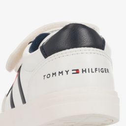 Tommy Hilfiger-Белые кроссовки с флагом | Childrensalon Outlet