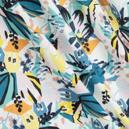 Trussardi-Floral Print Cotton Dress | Childrensalon Outlet