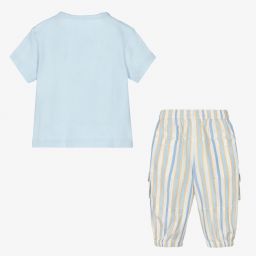 Turquaz-Baby Boys Blue Trouser Set | Childrensalon Outlet