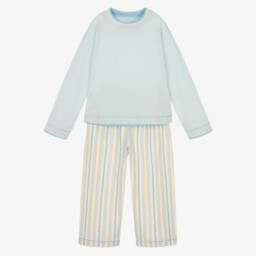 Turquaz-Boys Soft Sky Striped Sleepwear | Childrensalon Outlet