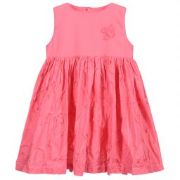 Turquaz-Girls Pink Cotton Dress | Childrensalon Outlet