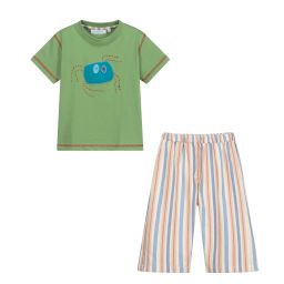 Turquaz-Green & Blue Spider Pyjamas | Childrensalon Outlet