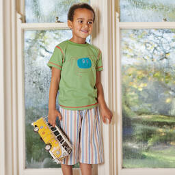 Turquaz-Green & Blue Spider Pyjamas | Childrensalon Outlet